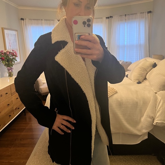 Show me your Mumu “Elisha” faux sherling and soft corduroy jacket - Picture 5 of 10